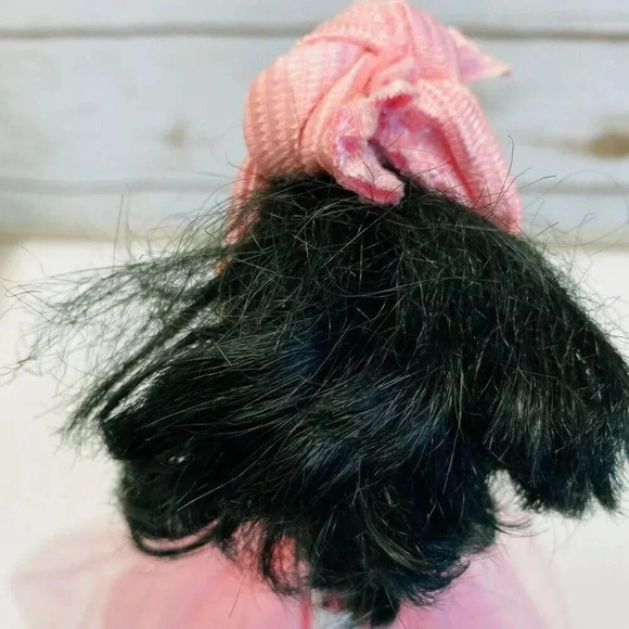 MATTEL BARBIE Disney Doll Black Hair Brown Eyes Pink Dress 12" Tall - Picture 8 of 11